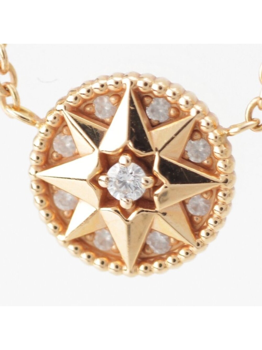 Dior Rose Des Vins Diamond Necklace Gold - Picture 4 of 8